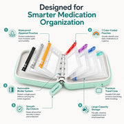 DoseNest – Waterproof Weekly Pill Organizer