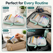 DoseNest – Waterproof Weekly Pill Organizer