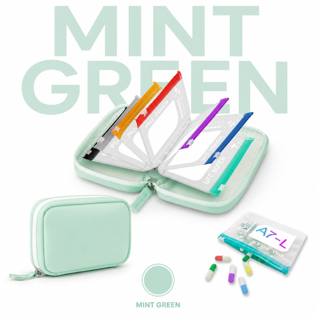 DoseNest – Waterproof Weekly Pill Organizer